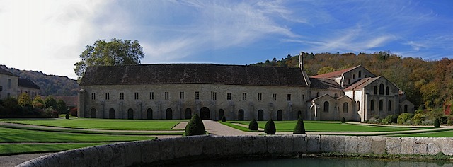 Garden, Fontenay Abbey