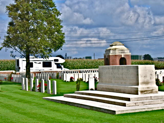 A British WW I cemetery in Flanders Fields