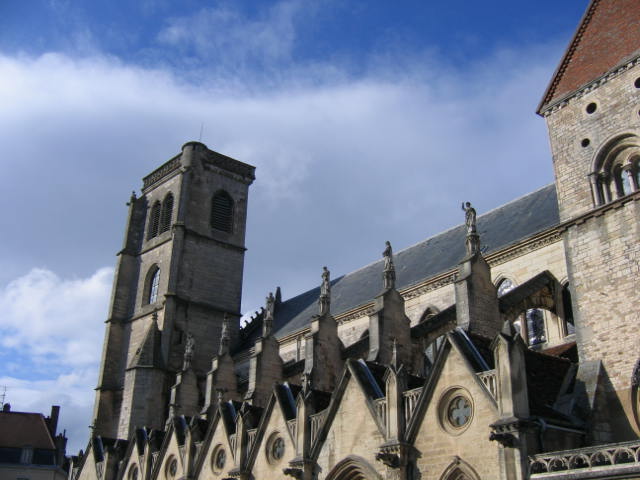 Auxonne Church: Butresses and Gargoyles