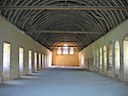 Dormitory; roof like inverted ship staves