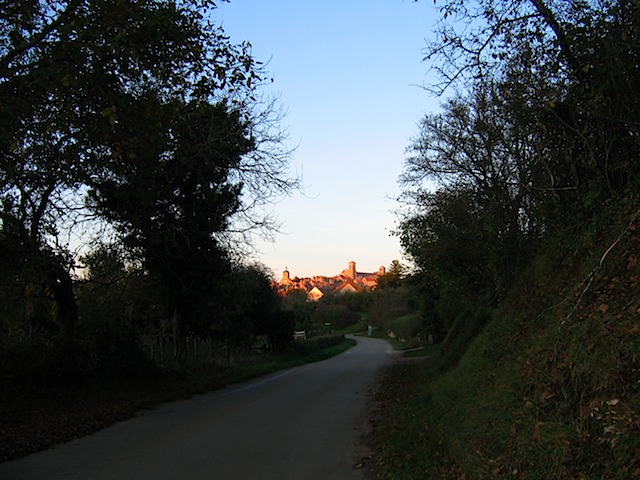 Approach to Vezelay