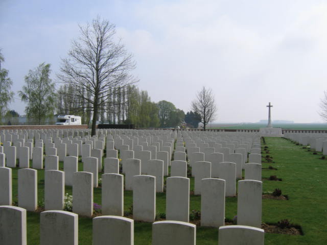 1800 graves, half of them Australian