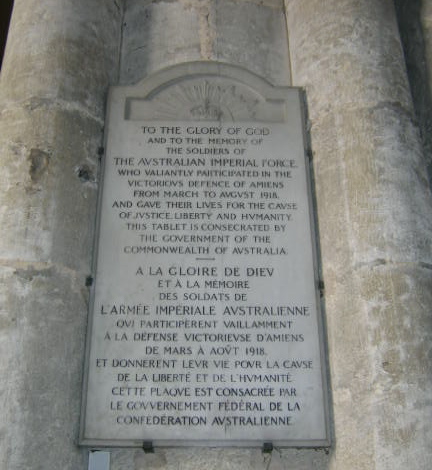 In the Cathedral at Amiens