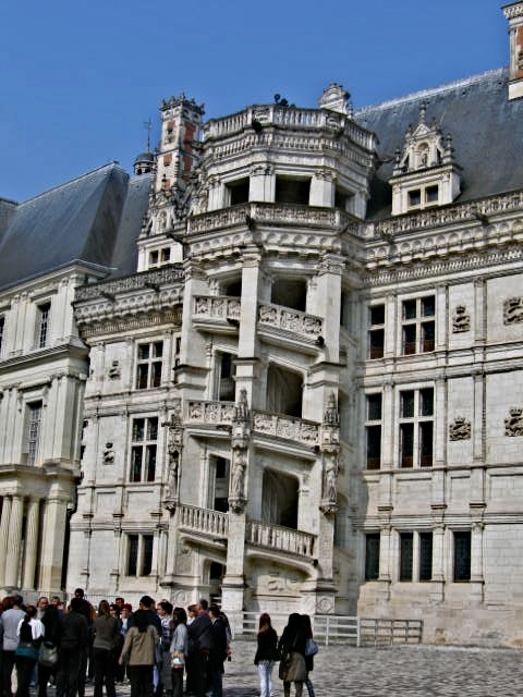 Blois chateau staircase