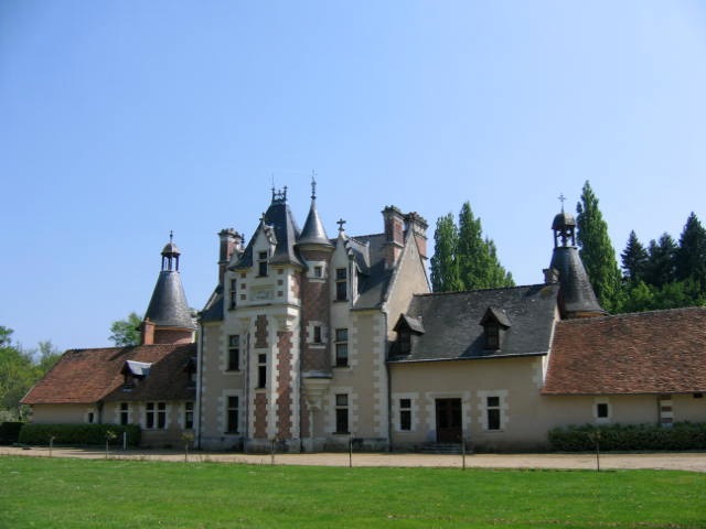 Rear of Troussay Chateau