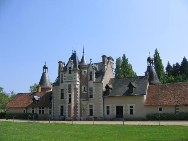 Rear of Troussay Chateau