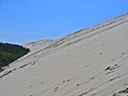 Halfway up the dune