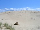 Hikers, western side of the dune