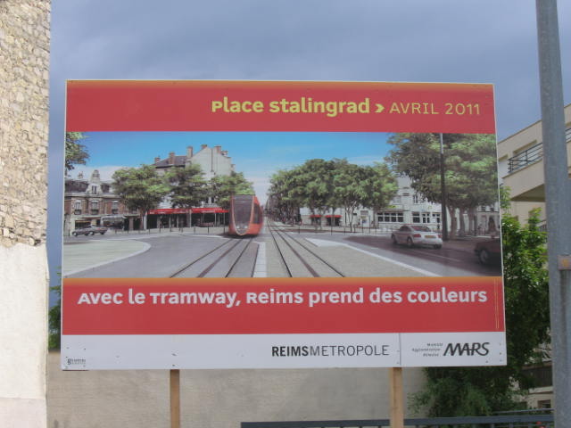 Place Stalingrad, Rheims: the future