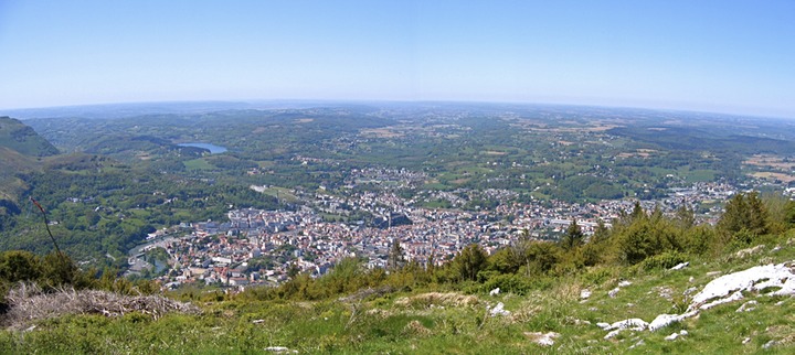 Lourdes from Pic du Jer